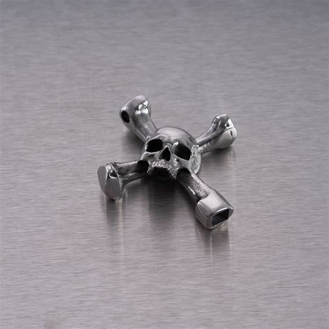 Skull Drum Key Travis Barker Polished Steel Travis Barker X