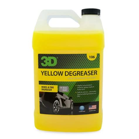 3D Yellow Degreaser Solutie Curatare Jante Car Station