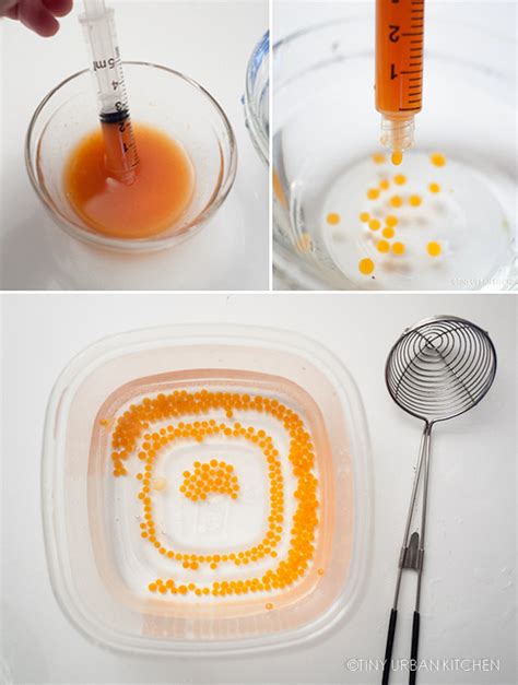 Spherification (Making "Caviar") - Tiny Urban Kitchen