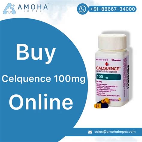 Acalabrutinib Calquence Capsules Astrazeneca Uk Limited Bottle At