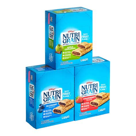 Nutri Grain Cereal Bar Variety Pack 13 Oz 48case