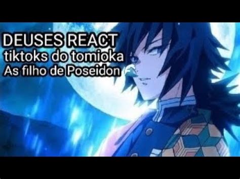 Deuses React Tiktoks Do Tomioka As Filho De Poseidon Maiih Wa