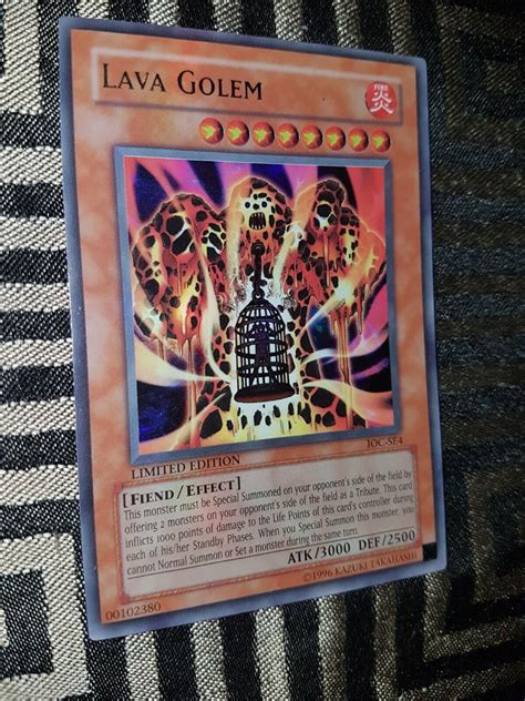 Yugioh Lava Golem Ioc Se Limited Edition Ultra Rare Lp Values Mavin