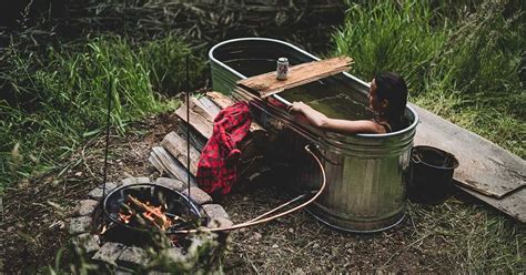 How To Make Your Very Own Wood Fired Hot Tub With Simple Materials You Can Get Right At The