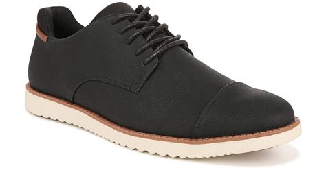 Dr Scholls Sync Cap Toe Oxford In Black For Men Lyst