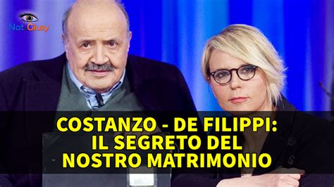 Maurizio Costanzo E Maria De Filippi Il Segreto Del Loro Matrimonio