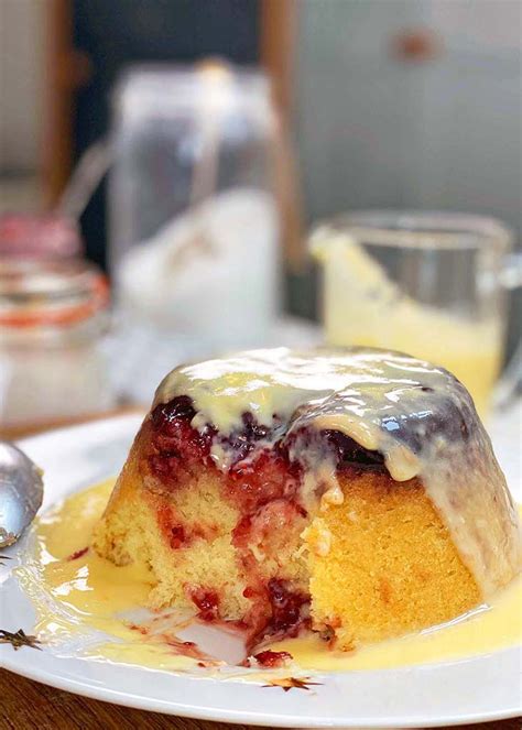 Steamed Tiptree Raspberry Jam Sponge Pudding Vickery TV