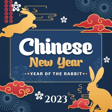 Chinese New Year 2023 Greetings Card 16773131 Vector Art at Vecteezy