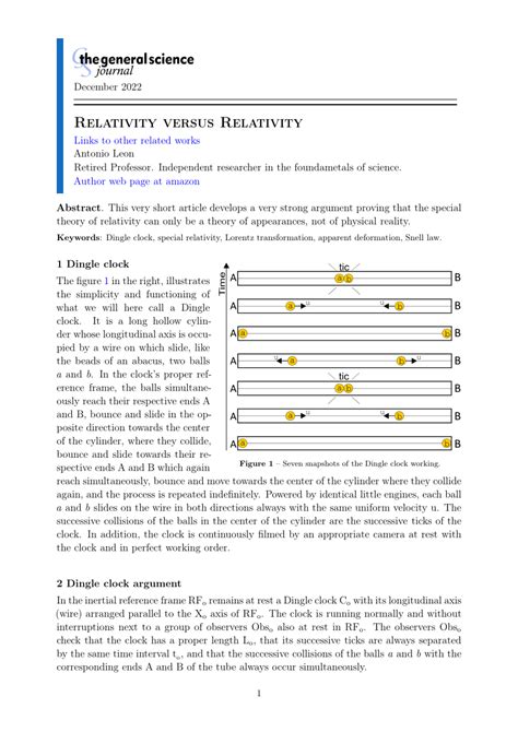 (PDF) Relativity versus Relativity 