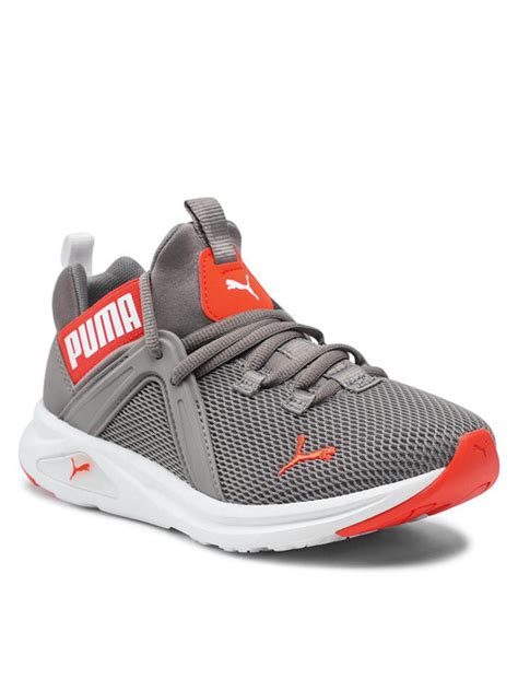 Buty Do Biegania Puma Enzo Weave Jr Szary Eobuwie Pl