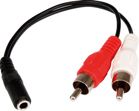 ST MUFMRCA: Audio Kabel, 3,5 mm Klinken-Buchse auf Cinch-Stecker, 0,15 ...