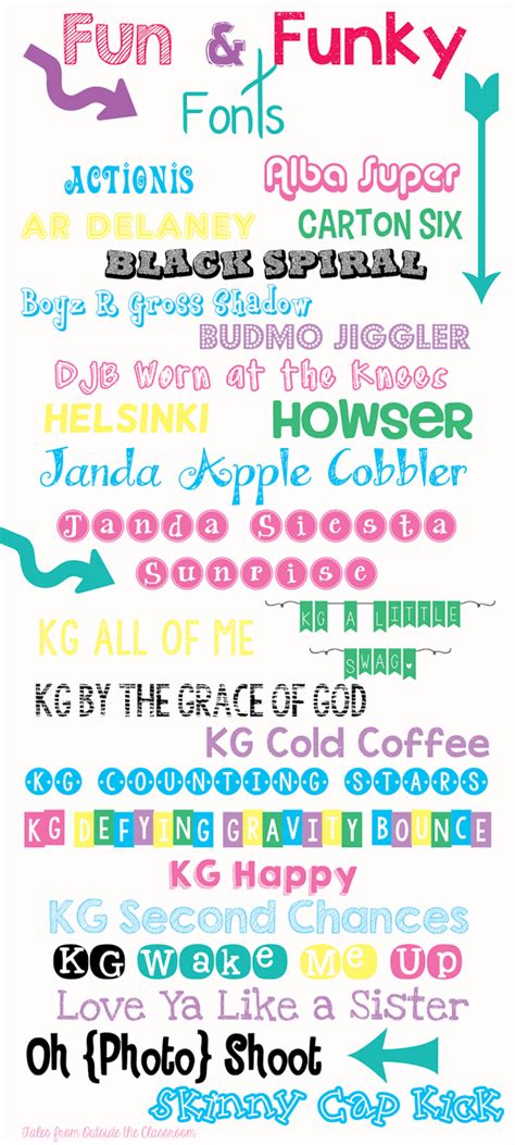 Cute Free Fonts for Teachers - Teach Junkie