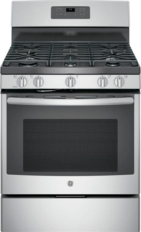 Ge 50 Cu Ft Self Cleaning Freestanding Gas Range Stainless Steel At Pacific Sales