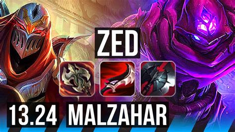 ZED Vs MALZ MID Rank 6 Zed Comeback Legendary JP Master 13 24