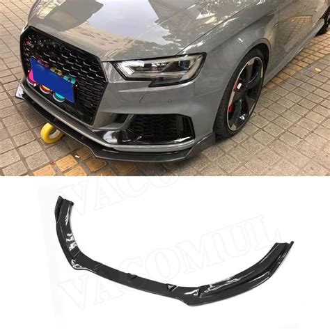 Carbon Fiber Front Bumper Lip Spoiler For Audi A Rs Not A Standard