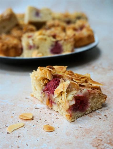 Raspberry And Almond Slice Recipe Cuisine Fiend