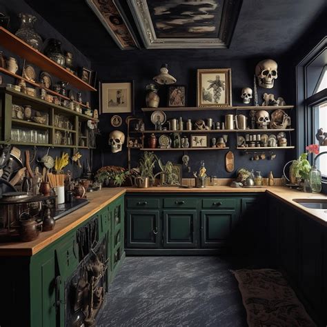 Premium Photo | Gothic style kitchen