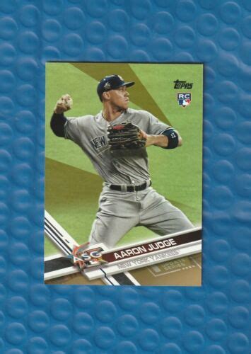 Topps Update Series Rc Aaron Judge Rookie Asg Gold