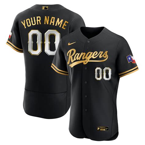 Texas Rangers 2023 Gold Custom Jersey – All Stitched – TXTrend Shop