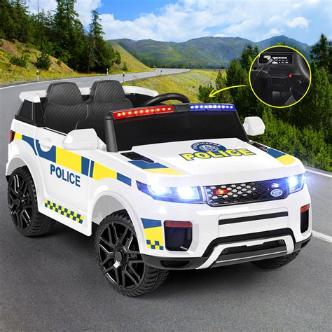 ALFORDSON Kids Police Ride On Car 12V Electric Toy Patrol Remote ...