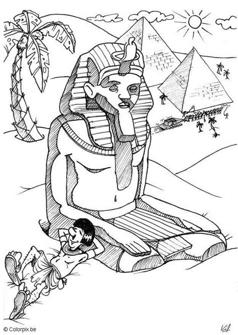 Dibujo para colorear Pirámides de Egipto Img 5699