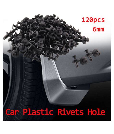 Car Plastic Rivets Hole Dia Fastener Fender Bumper Push Pin Clips Clip