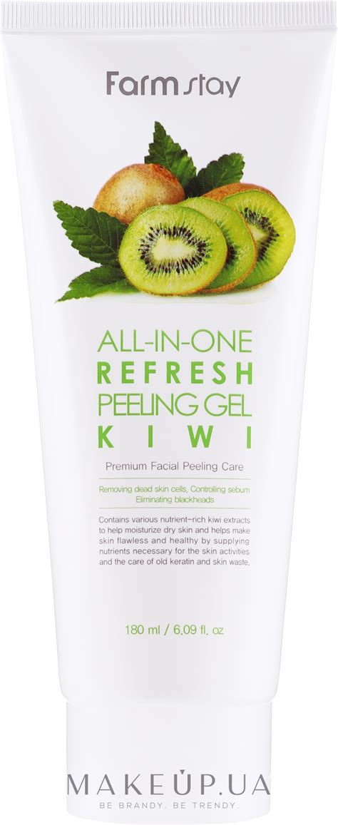 FarmStay All-In-One Refresh Peeling Gel Kiwi - Пилинг-скатка для лица с ...