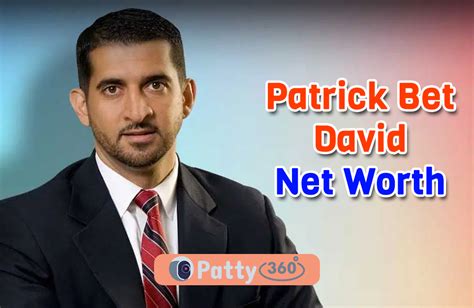 Patrick Bet David Net Worth Journey From An Immigrant To A