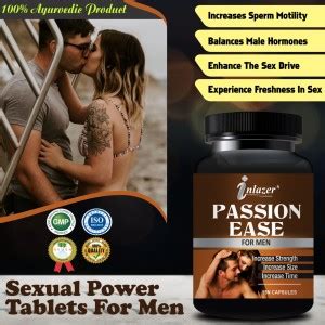 Inlazer Passsion Ease Tablet Men Sex Capsule Complets Sexual Life Enjoy