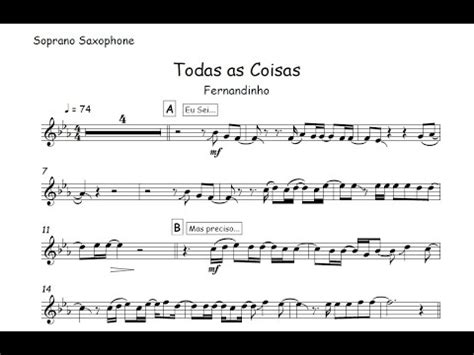 Todas As Coisas FernandinhoPartitura Trompete Trombone Trompa