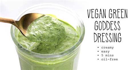 Vegan Green Goddess Dressing • It Doesnt Taste Like Chicken