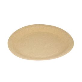 Assiette En Carton Ronde Ingraissable Kraft Cm G M Ut S