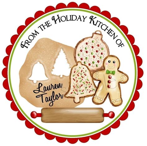 Christmas Stickers Baking Christmas Cookies Holiday Christmas