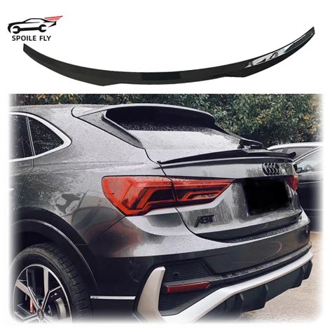 New Design 2019 To 2022 For Audi Q3 Sportback Spoiler By Gloss Black