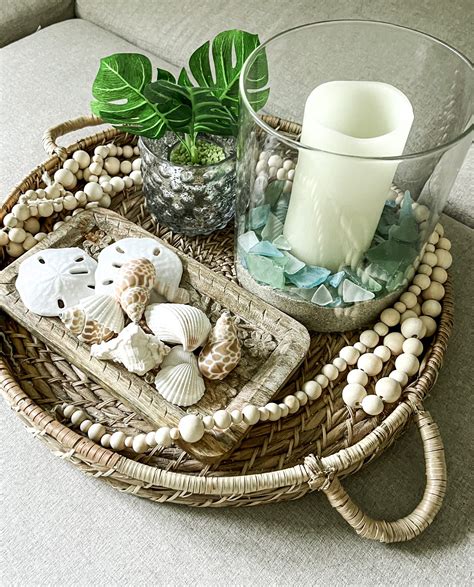 Summer On A Tray Coastal Tray Decor Our Tiny Nest