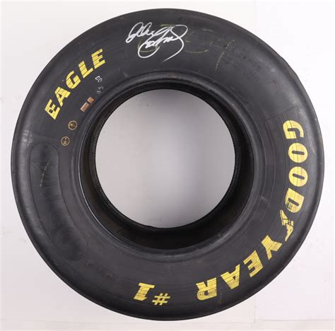 Dale Earnhardt Sr Signed NASCAR Goodyear Tire JSA Pristine Auction