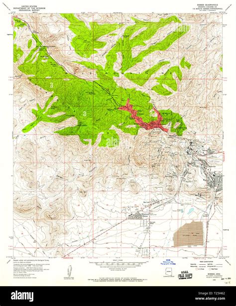 Map Of Bisbee Hi Res Stock Photography And Images Alamy