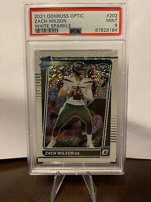 Panini Donruss Optic Football Zach Wilson Rated Rookie White