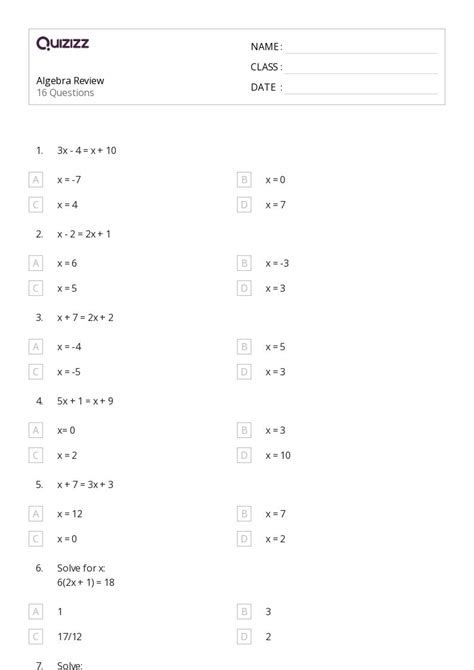 50 Math Worksheets For 11th Grade On Quizizz Free And Printable