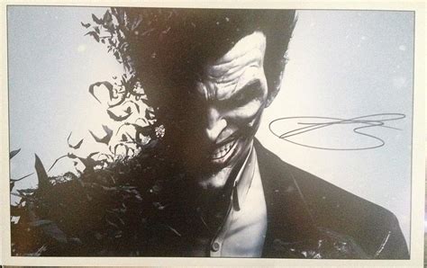 Batman Arkham Origins Troy Baker Voice of the Joker Signed 11x17 ...