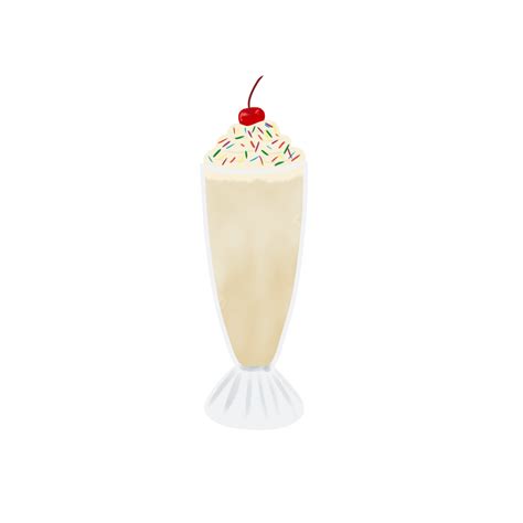 Vanilla Milkshake Png