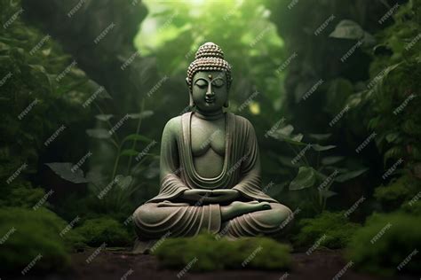 Free AI Image | Buddha statue in nature