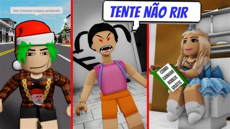 Tente N O Rir Roblox Melhores Memeblox Pt Memes Brookhaven Youtube