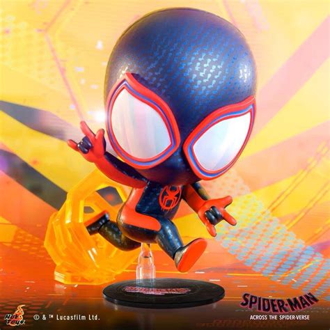 Hot Toys Debuts Spider Man Across The Spider Verse Cosbaby S Miles Morals Spider Man