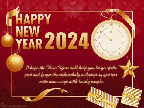 New Year Greeting Card Nert Tawnya