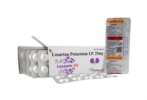 Losartan Potassium Tablets 25mg At Rs 540box Pharmaceuticals Tablets