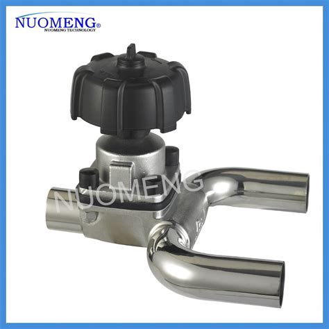 Sanitary Stainless Steel SS304 SS316L Manual U Type Diaphragm Valve