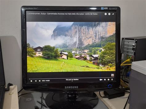 Monitor Samsung Polegadas Acompanha Cabo De For A Megafifo