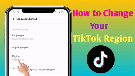 How To Change Your Tik Tok Region How To Change Country Location On