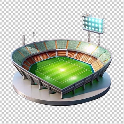 Premium Psd The Picture Is A Composition Not A Real Stadium Ball On